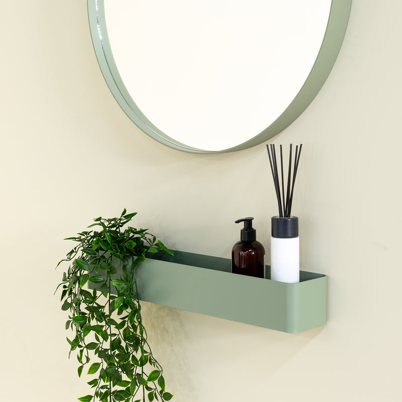 Wandplank MULTI Staal Dusty Green 52x10x8cm Spinder Design-Wandplanken-Spinder