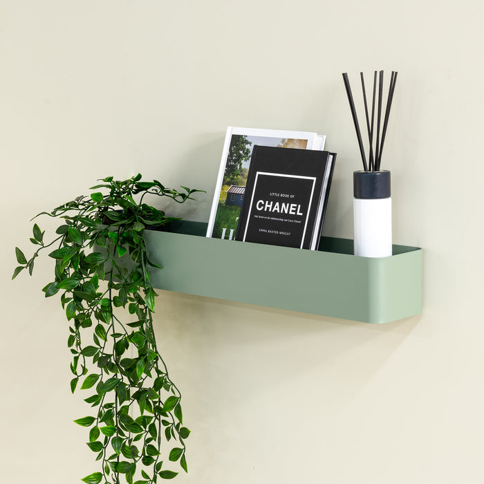 Wandplank MULTI Staal Dusty Green 52x10x8cm Spinder Design-Wandplanken-Spinder