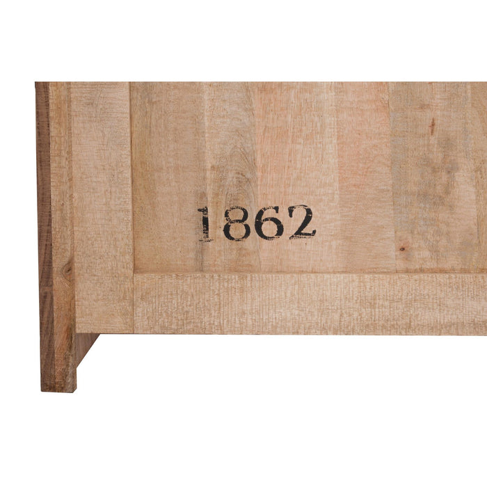 Wandplank Naturel Mangohout hout 55x180 cm-Wandplanken-J-Line