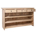 Wandplank Naturel Mangohout hout 55x180 cm-Wandplanken-J-Line