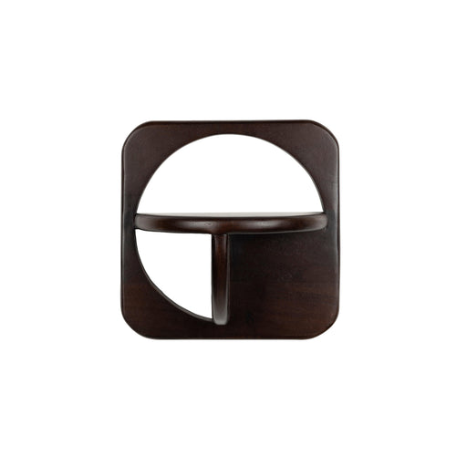 Wandplank Ollie (set Of 2) Acacia hout Bruin 17x35 cm-Wandplanken-Creating Home