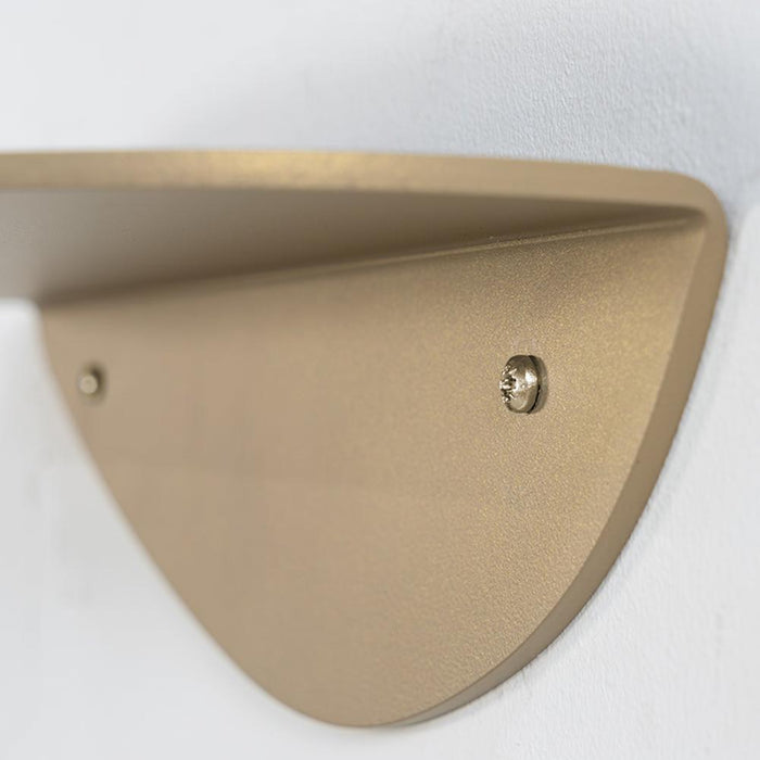 Wandplank PIPA bottom Champagne Spinder Design-Wandplanken-Spinder
