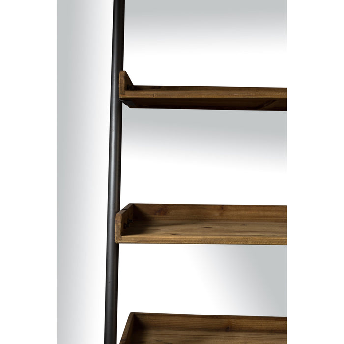 Wandplank Rook Fir hout, Metaal Bruin 40x78 cm-Wandplanken-Creating Home