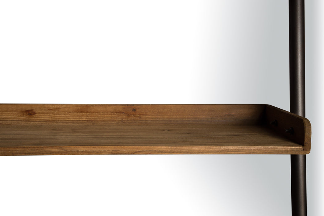Wandplank Rook Fir hout, Metaal Bruin 40x78 cm-Wandplanken-Creating Home