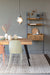 Wandplank Rook Fir hout, Metaal Bruin 40x78 cm-Wandplanken-Creating Home