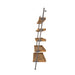 Wandplank Wally Fir hout, Metaal Bruin 45x86 cm-Wandplanken-Creating Home
