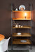 Wandplank Wally Fir hout, Metaal Bruin 45x86 cm-Wandplanken-Creating Home