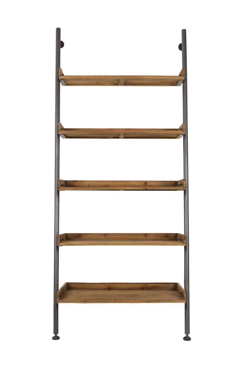 Wandplank Wally Fir hout, Metaal Bruin 45x86 cm-Wandplanken-Creating Home