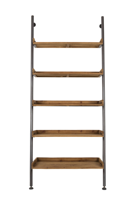 Wandplank Wally Fir hout, Metaal Bruin 45x86 cm-Wandplanken-Creating Home