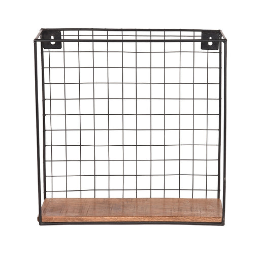 Wandplank Wanddecoratie Firm Rough Mangohout XL 40x15x40 cm-Wandplanken-LABEL51