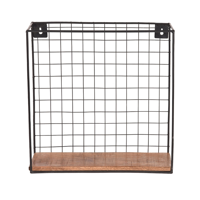 Wandplank Wanddecoratie Firm Rough Mangohout XL 40x15x40 cm-Wandplanken-LABEL51