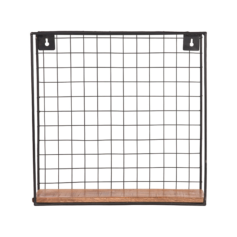 Wandplank Wanddecoratie Firm Rough Mangohout XL 40x15x40 cm-Wandplanken-LABEL51