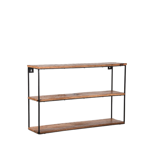 Wandplank Wanddecoratie Vintage Rough Mangohout L 80x20x50 cm-Wandplanken-LABEL51