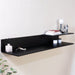 Wandplank Wandrek FOLIO 120 Staal Zwart 119x29.5x16cm Spinder-Wandplanken-Spinder