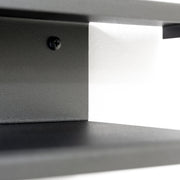 Wandplank Wandrek FOLIO 70 Staal Zwart 67.5x15x8.5cm Spinder-Wandplanken-Spinder