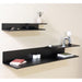 Wandplank Wandrek FOLIO 70 Staal Zwart 67.5x15x8.5cm Spinder-Wandplanken-Spinder