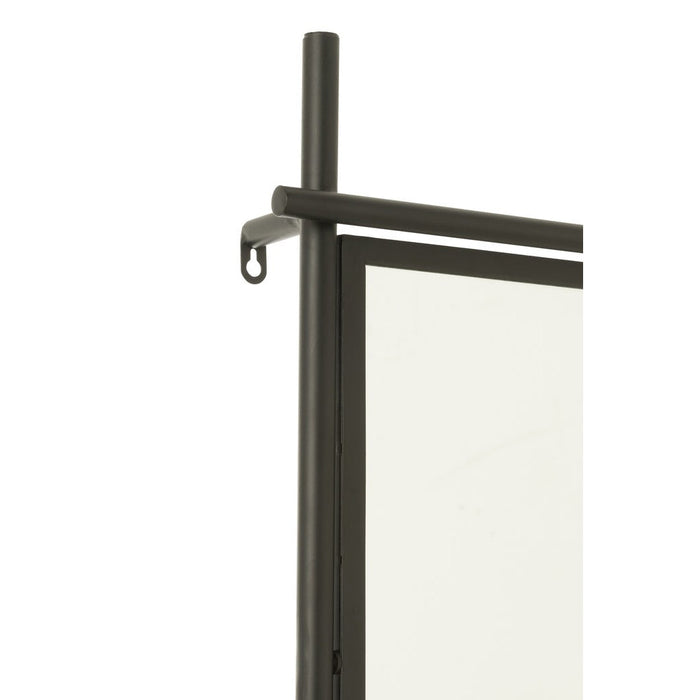 Wandplank Zwart Fir hout 20x47 cm-Spiegels-J-Line