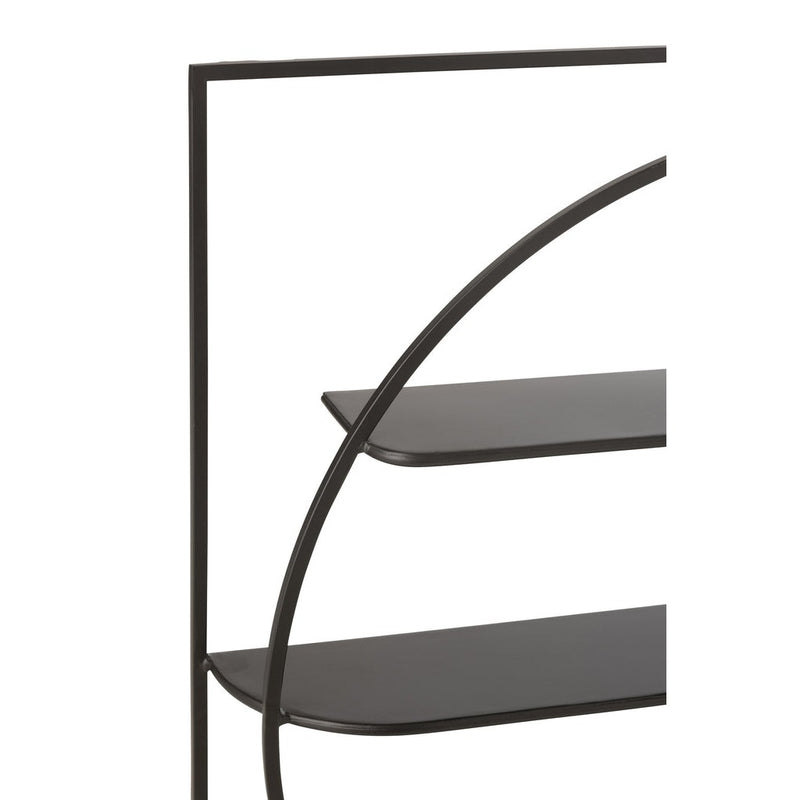 Wandplank Zwart Ijzer 14x80 cm-Wandplanken-J-Line