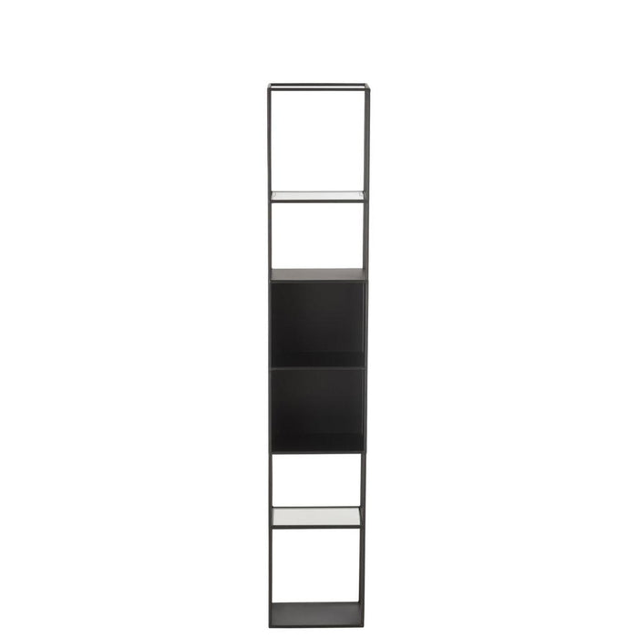 Wandplank Zwart Ijzer 15 cm 15x25x140 cm-Wandplanken-J-Line
