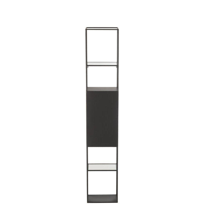 Wandplank Zwart Ijzer 15 cm 15x25x140 cm-Wandplanken-J-Line
