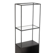 Wandplank Zwart Ijzer 15 cm 15x25x140 cm-Wandplanken-J-Line