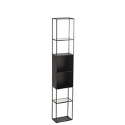 Wandplank Zwart Ijzer 15 cm 15x25x140 cm-Wandplanken-J-Line