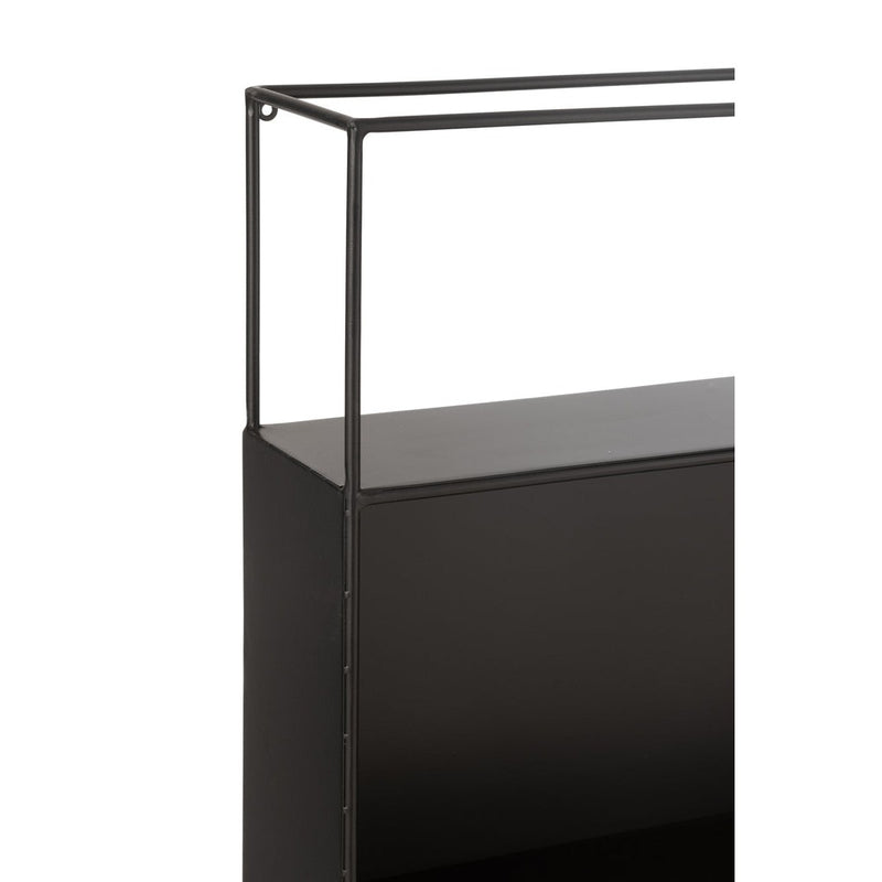 Wandplank Zwart Ijzer 15x80 cm-Wandplanken-J-Line