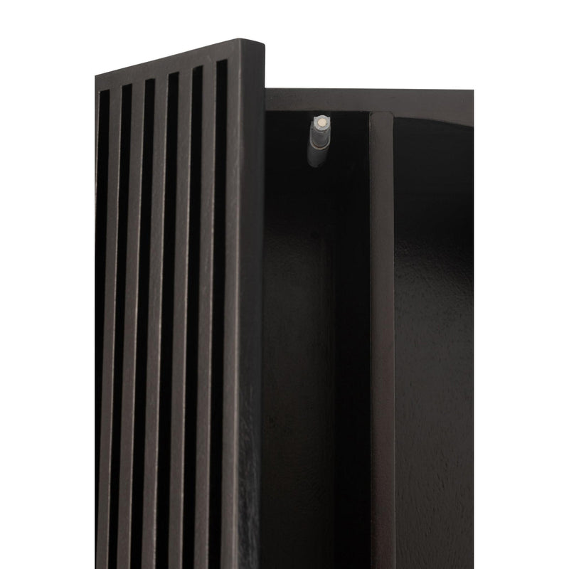 Wandplank Zwart Ijzer 33x90 cm-Wandplanken-J-Line
