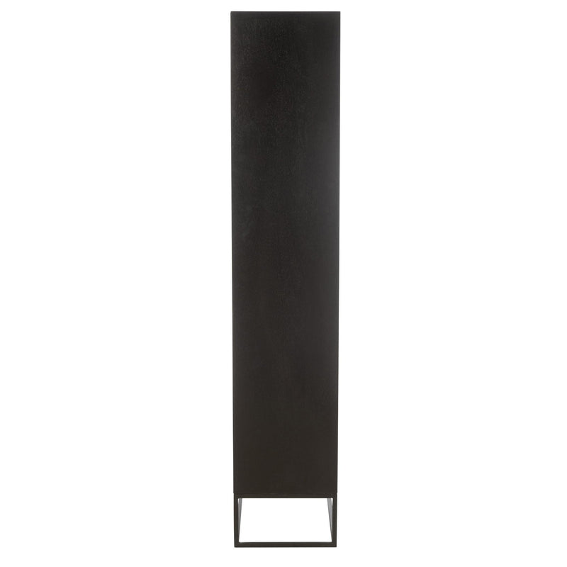 Wandplank Zwart Ijzer 33x90 cm-Wandplanken-J-Line