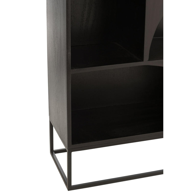 Wandplank Zwart Ijzer 33x90 cm-Wandplanken-J-Line