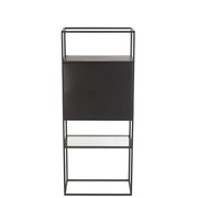 Wandplank Zwart Ijzer Rechthoekig 30x55 cm-Wandplanken-J-Line