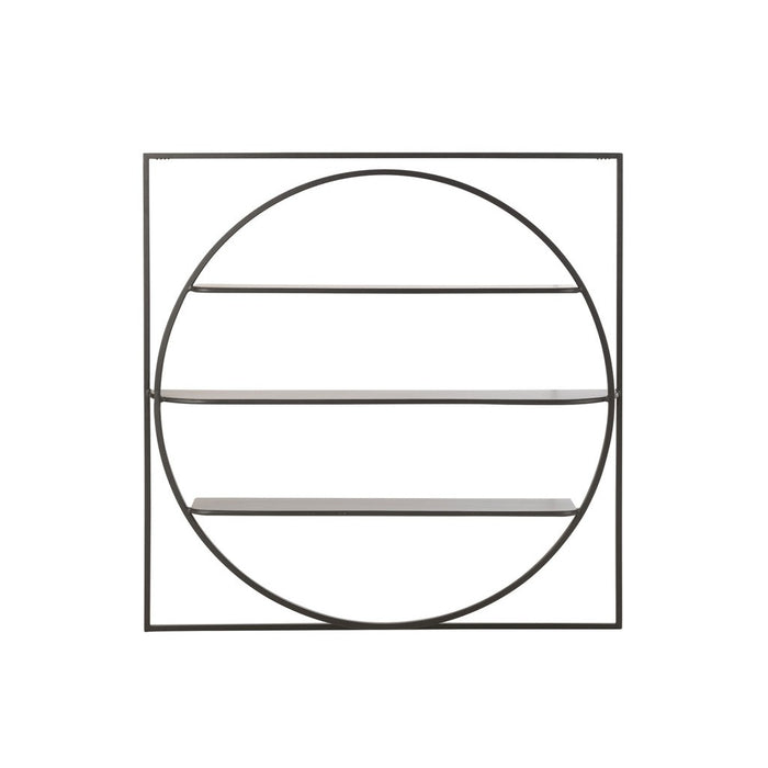 Wandplank Zwart ijzer 14x80 cm-Wandplanken-J-Line