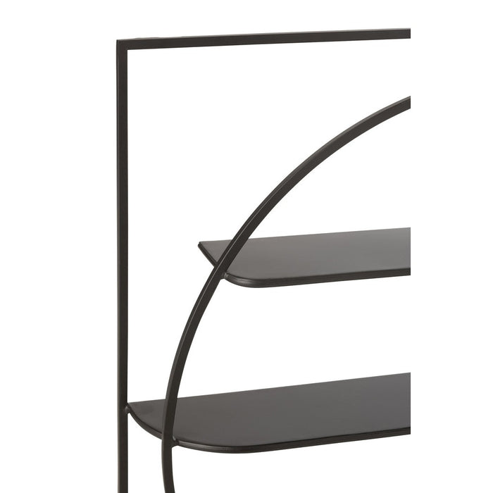 Wandplank Zwart ijzer 14x80 cm-Wandplanken-J-Line