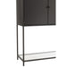 Wandplank Zwart ijzer Rechthoekig 26x90 cm-Wandplanken-J-Line