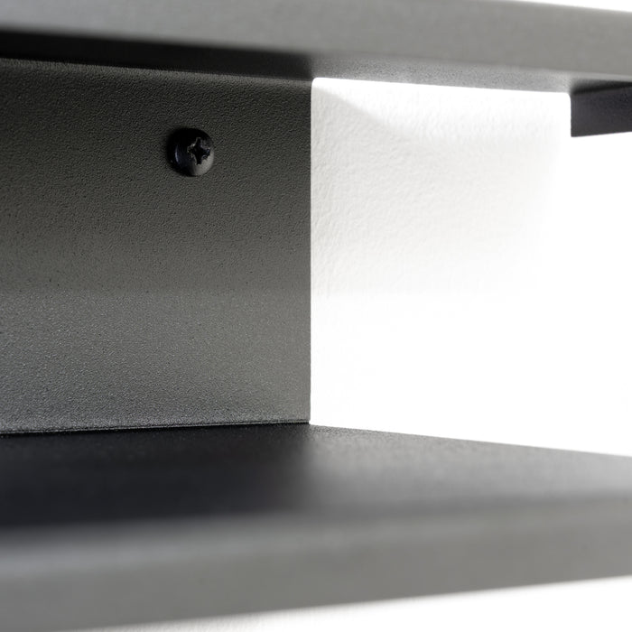 Wandrek FOLIO 70 Staal Zwart 67.5x15x8.5cm Spinder Design-Wandplanken-Spinder