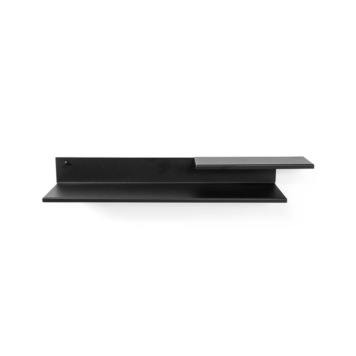 Wandrek FOLIO 70 Staal Zwart 67.5x15x8.5cm Spinder Design-Wandplanken-Spinder