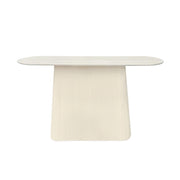 Wandtafel Patrice Mangohout Crème wit 40x140 cm-Consoletafels-Livingfurn