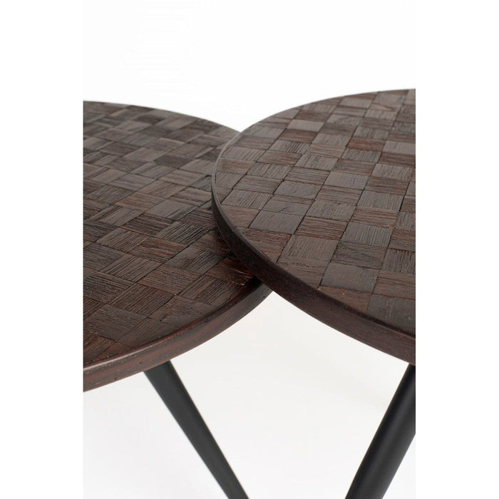 Webster Bijzettafel Set van 2-Bijzettafels-Creating Home