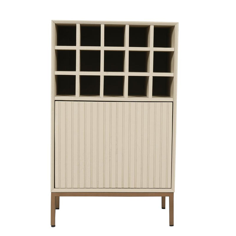 Wijnkast Madison Zand 55 cm 55x35x90 cm-Wijnkasten-Starfurn