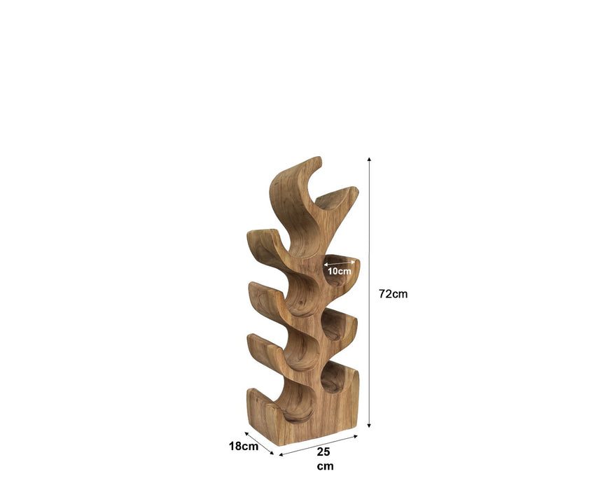 Wijnrek Suar Hout Bruin 8