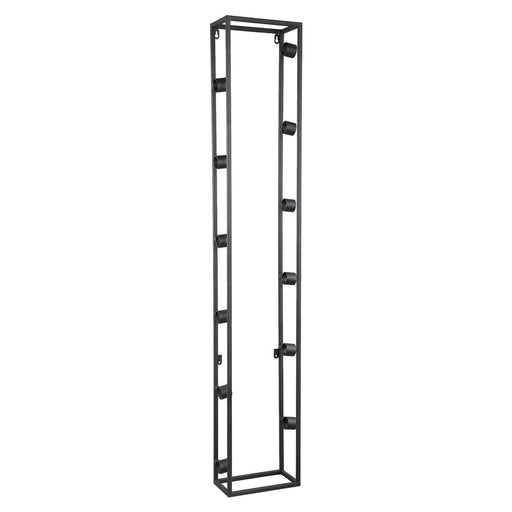 Wijnrek Vakkenkast Zwart 12x25 cm L-Wijnrekken-PTMD