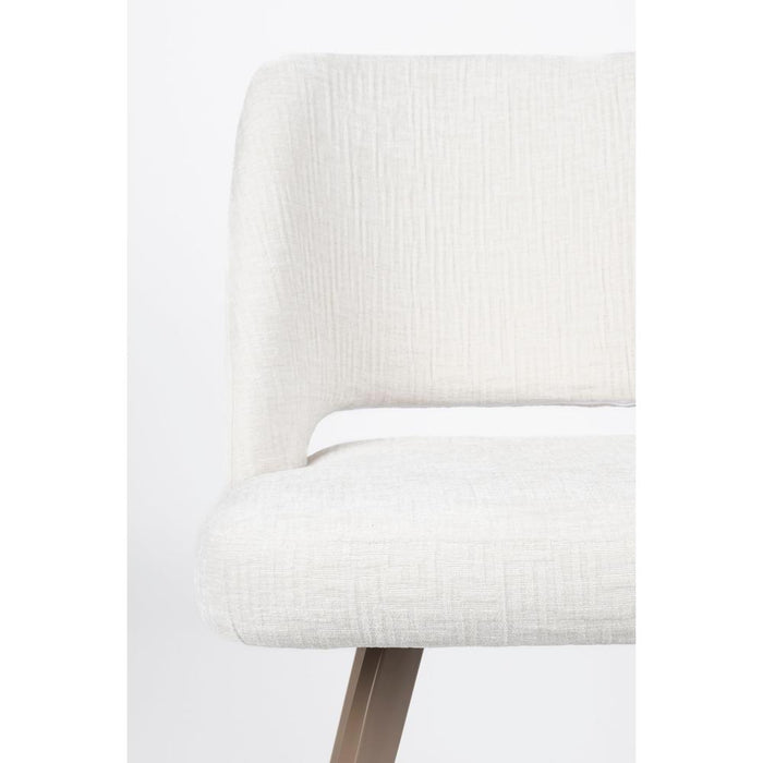 Yves Stoel Wit-Eetkamerstoelen-Creating Home