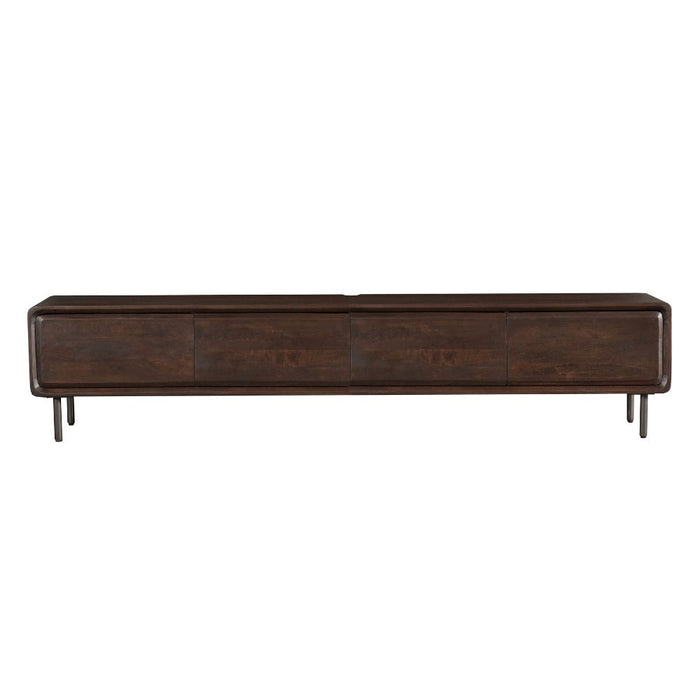 Zwevend tv meubel Allure Bruin Mangohout 200 cm