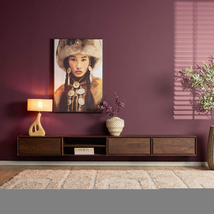 Zwevend tv meubel Ambiance Bruin - 280 cm-TV-meubels-Starfurn