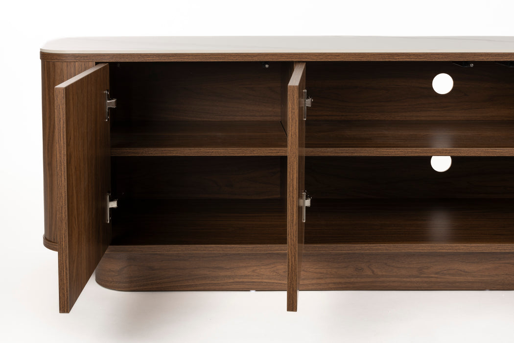 Dressoir Almira Sideboard Hout Bruin 180x40, sfeerbeeld 2