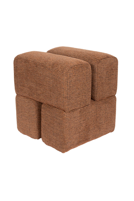 Fauteuil Staple Stool Polyester, MDF Terracotta, sfeerbeeld 4