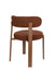 Eetkamerstoel Robyn Dining Chair Polyester, Metaal Bruin, sfeerbeeld 8