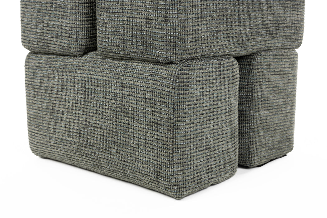 Fauteuil Staple Stool Polyester, MDF Groen, sfeerbeeld 2