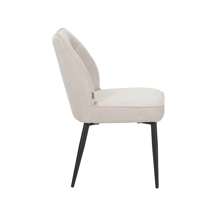 LABEL51 Eetkamerstoel Liam Geweven Beige