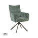 LABEL51 Eetkamerstoel Dubai Chenille Groen